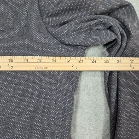 El Ganso Sport Coat Mens 48 Gray Microdot Unstructured Preppy Blazer Jacket - Picture 11 of 14